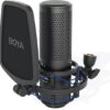 Boya XLR Large Diaphragm Studio Condenser Microphone BY M1000 Pro - LXINDIA.COM