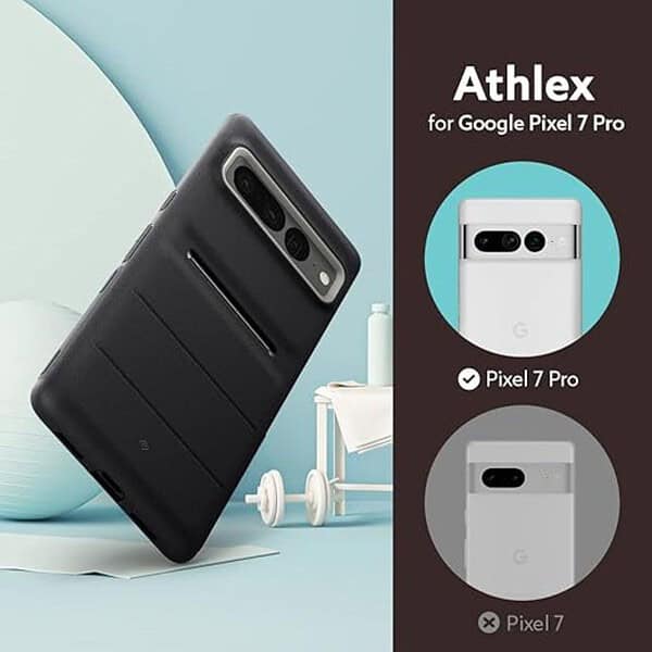 CASEOLOGY by Spigen Athlex Back Cover For Google Pixel 7 Pro 5G Active Black 2 - LXINDIA.COM