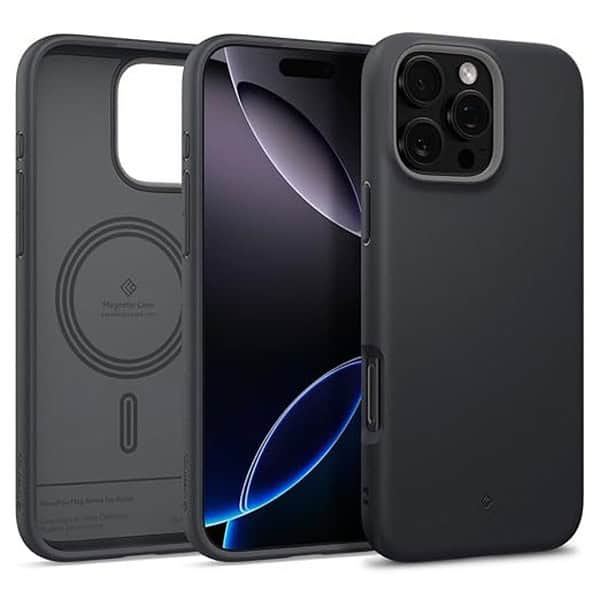 CASEOLOGY by Spigen Nano Pop Mag for iPhone 16 Pro Case Black - LXINDIA.COM