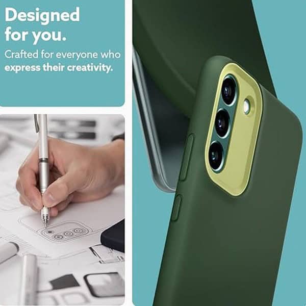 CASEOLOGY by Spigen PC Nano Pop Back Cover For Samsung Galaxy S22 AVO Green 1 - LXINDIA.COM