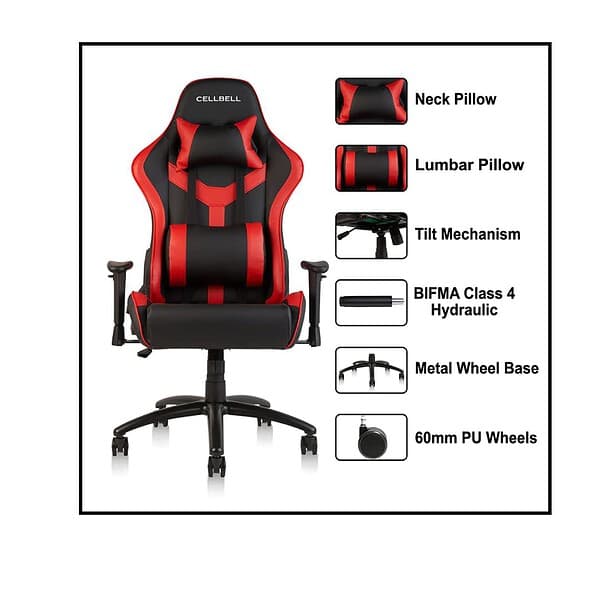 CELLBELL Multi Functional Ergonomic Gaming Chair 3 - LXINDIA.COM