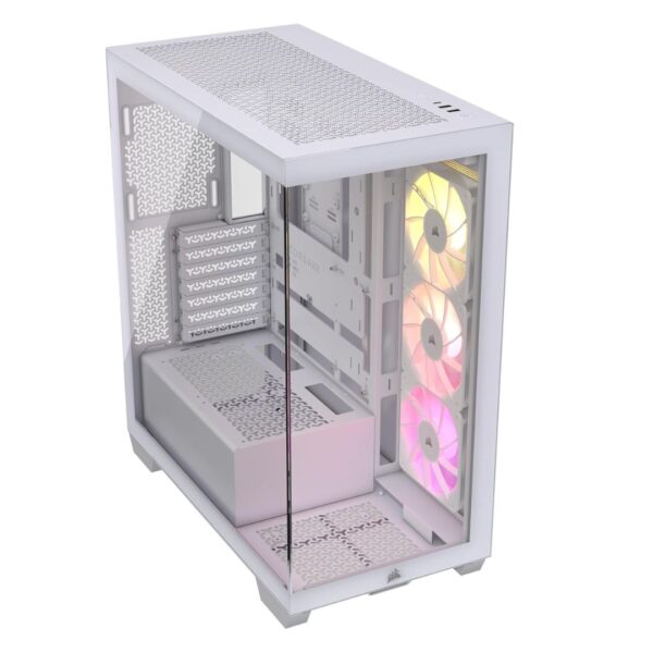 CORSAIR 3500X ARGB PC Case 3X CORSAIR White - LXINDIA.COM