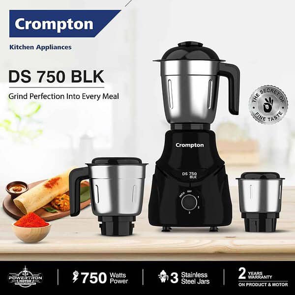 CROMPTON DS 750W Mixer Grinder2 - LXINDIA.COM