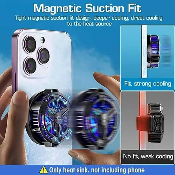 Careflection Phone Cooler Gaming Fan Phone Cooler For Gaming 2 - LXINDIA.COM