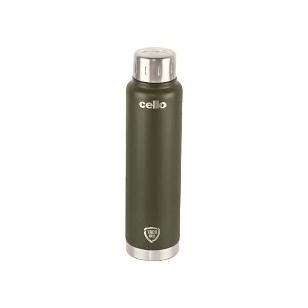 Cello Duro Top Green Thermo steel Insulated Flask a - LXINDIA.COM