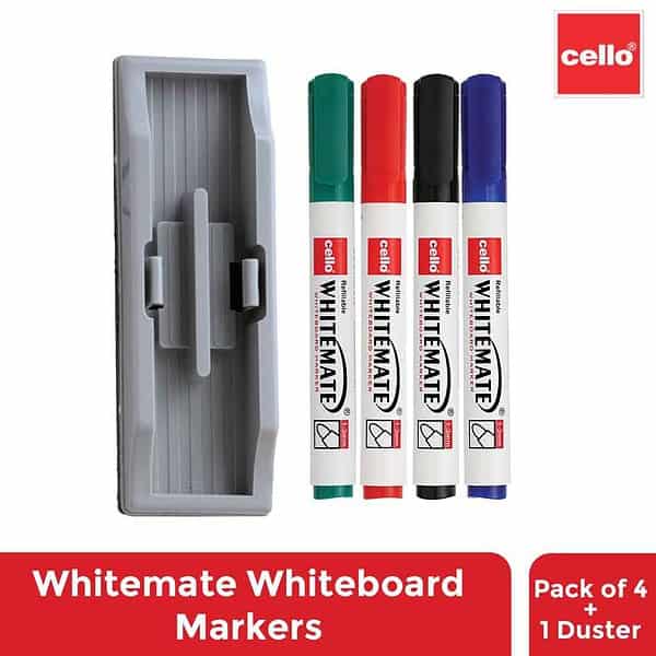 Cello Whitemate Whiteboard Markers Set Of 4 Markers2 - LXINDIA.COM