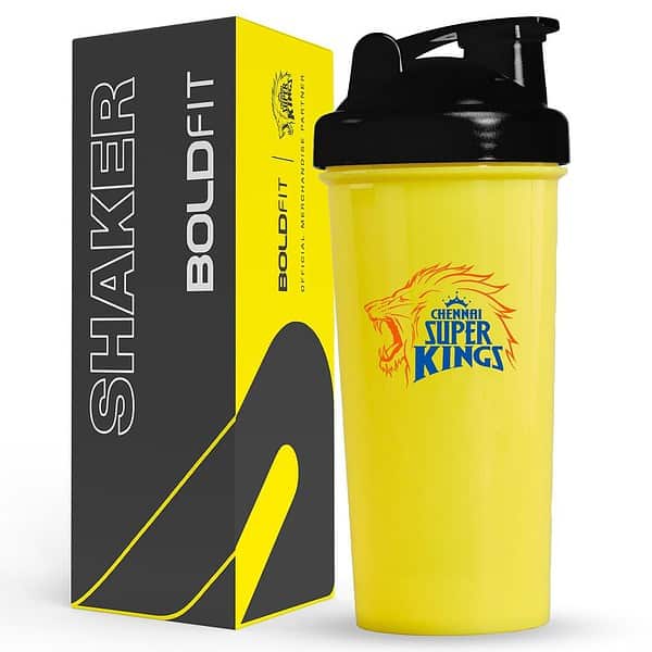 Chennai Super Kings Gym Shake Yellow 700ml - LXINDIA.COM