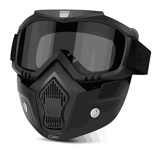 Claiez TPU Goggle Mask Anti Scratch With Adjustable Strap - LXINDIA.COM