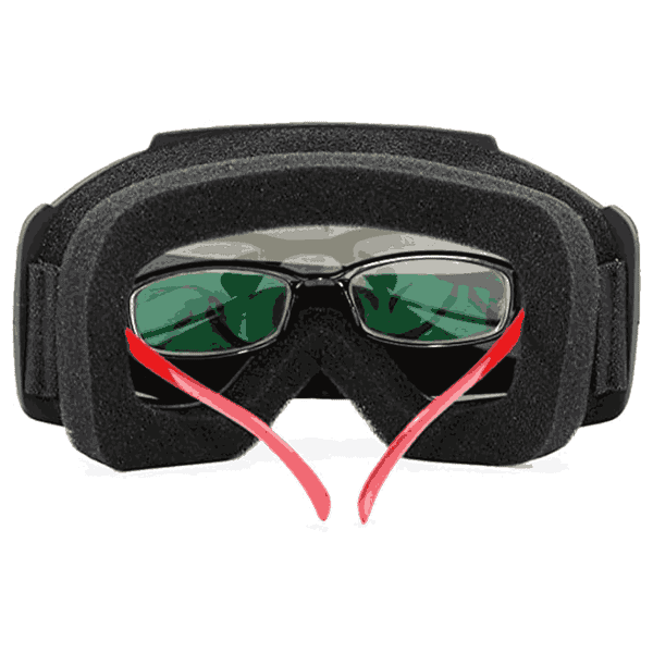 Claiez TPU Goggle Mask Anti Scratch With Adjustable Strap3 - LXINDIA.COM