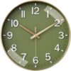 Claiez Wall Clock 12 Silent Quartz Decorative Latest Wall Clock Mehendi - LXINDIA.COM