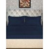 Cloth Fusion Glace Cotton Feel King Size Navy Blue - LXINDIA.COM