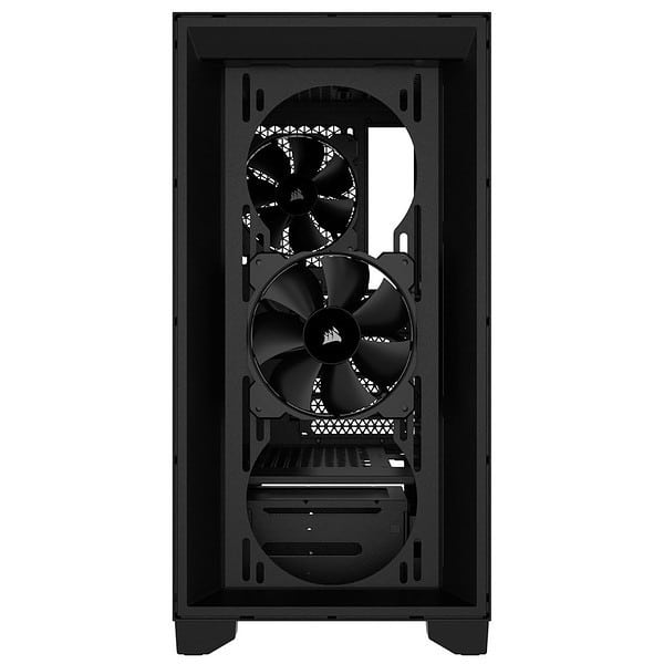 Corsair Alloy Steel 3000D Pc Case 2X Sp120 Elite Fans Black 4 - LXINDIA.COM