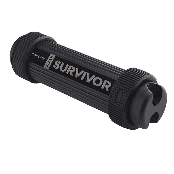 Corsair Flash Survivor Stealth 128Gb Flash Drive Black - LXINDIA.COM