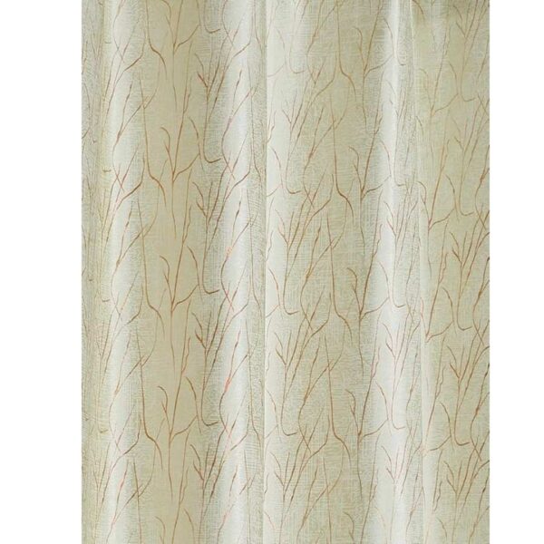 Cortina Knitting Foil Curtains 7 Feet Pack of 2 Green 2 - LXINDIA.COM