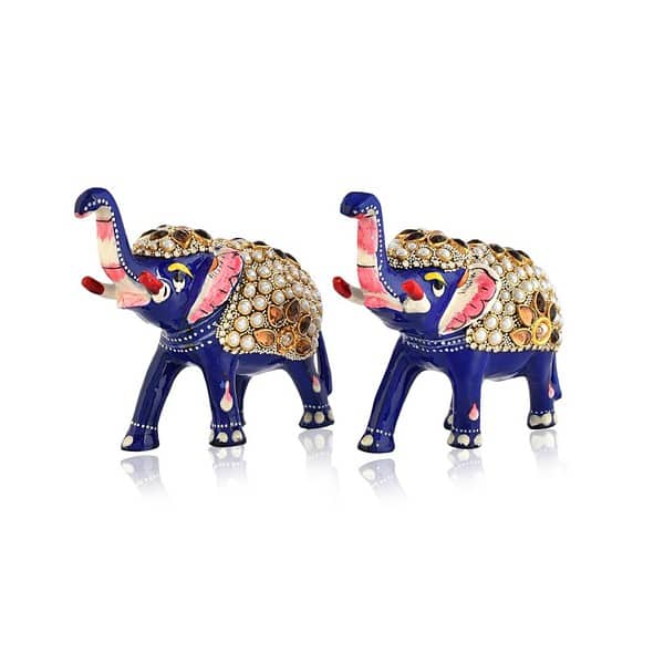 CraftVatika Elephant Showpiece Set of 2 1 - LXINDIA.COM