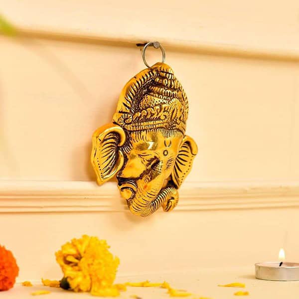 CraftVatika Ganesh Showpiece Wall Hanging for Door 3 - LXINDIA.COM