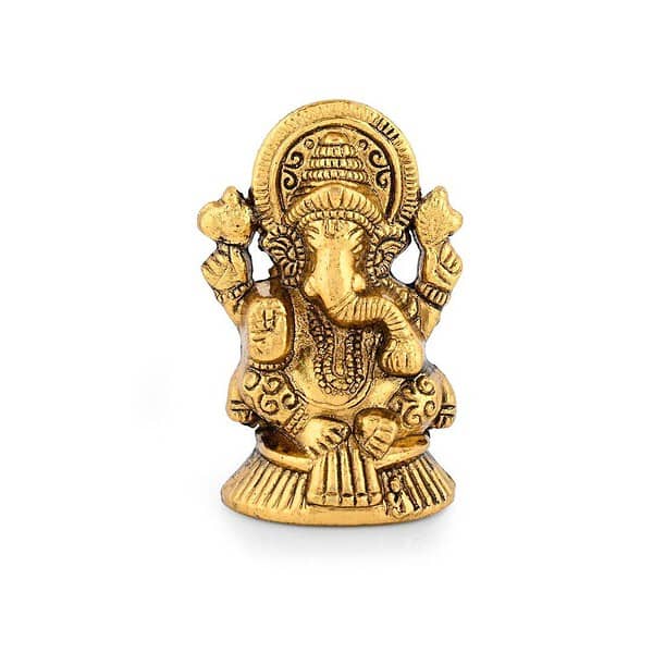 CraftVatika Ganesha Idol Showpiece Set of 1 1 - LXINDIA.COM