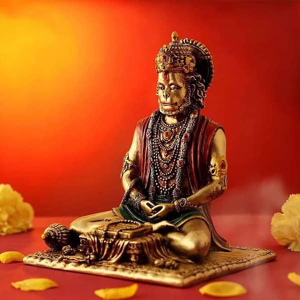 CraftVatika Hanuman ji Murti Idol Decorative Showpiece 1 - LXINDIA.COM