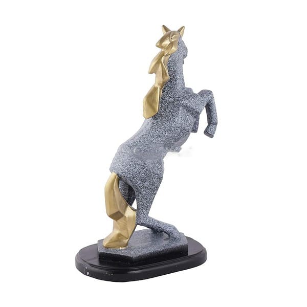 CraftVatika Horse with Uplifted Legs Standing Showpiece Statue 4 - LXINDIA.COM