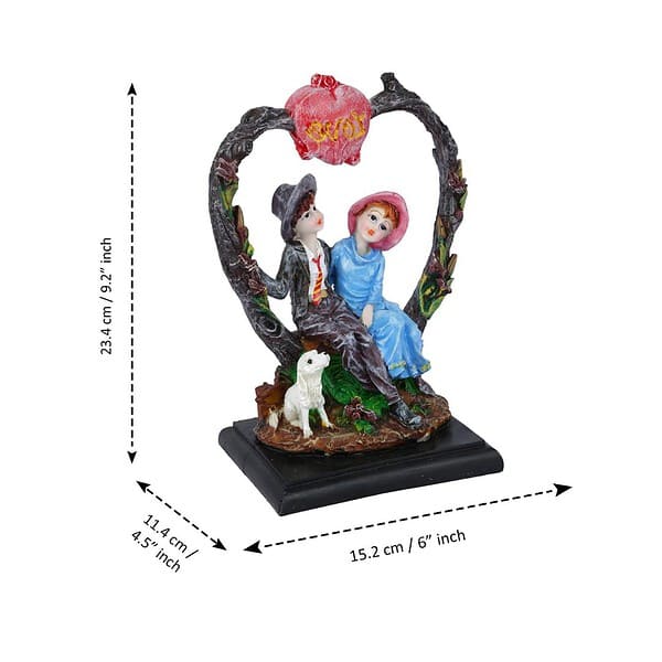 CraftVatika Love Couple Home Decorative Showpiece 1 1 - LXINDIA.COM