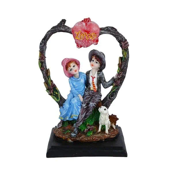 CraftVatika Love Couple Home Decorative Showpiece 5 - LXINDIA.COM