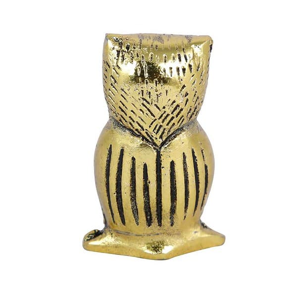 CraftVatika Metal Owl Couple Miniature Statue 2 Piece 3 - LXINDIA.COM