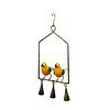 CraftVatika Metal Painted Birds Wall Hanging with Bells Showpiece - LXINDIA.COM