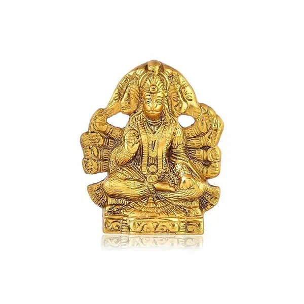 CraftVatika Panchmukhi Hanuman Wall Hanging Set of 1 - LXINDIA.COM