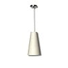 Craftter Handmade Textured White Color Fabric Cone Shape Hanging Lamp Lights - LXINDIA.COM