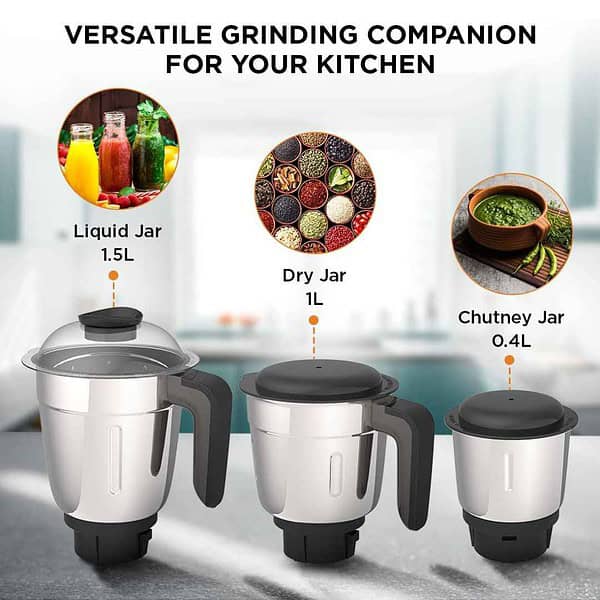 Crompton DuroElite 800Watt Mixer Grinder1 - LXINDIA.COM