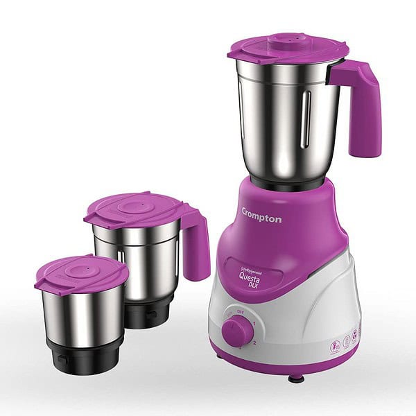 Crompton QUESTA DLX Mixer Grinder Lavender - LXINDIA.COM