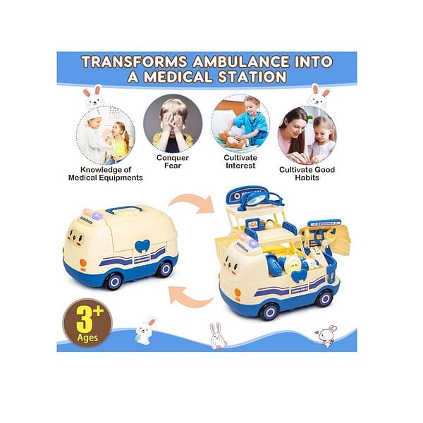 CuddleBean Doctor Kit for Toddlers Doctor Set for Kids 3 - LXINDIA.COM