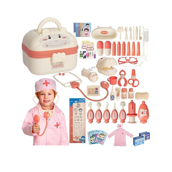 CuddleBean Doctor Kit for Toddlers Doctor Set for KidsPink - LXINDIA.COM