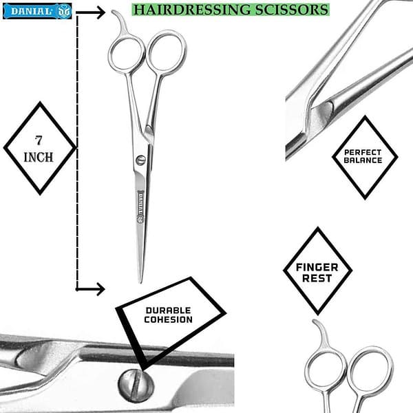 DANIAL High Carbon 6.5 Inch Hair Cutting Scissor2 - LXINDIA.COM