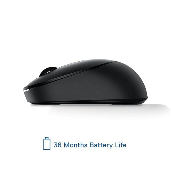 DELL MS3320W Wireless RFBluetooth Mouse Black 1 - LXINDIA.COM