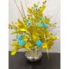 DN Enterprises Artificial Blue Flowers with Pot - LXINDIA.COM