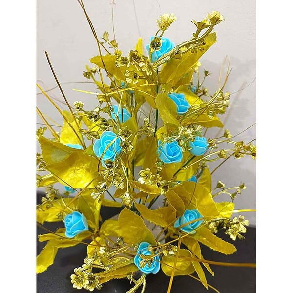 DN Enterprises Artificial Blue Flowers with Pot B - LXINDIA.COM