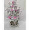 DN Enterprises Artificial Pink Flowers with Pot - LXINDIA.COM