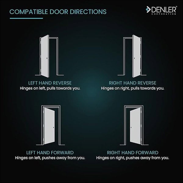 Denler DB03 Wi Fi Smart Door Lock Manual Key Access min 30 to 50mm Doors Black Round 1 - LXINDIA.COM