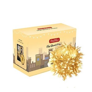 Desidiya 12 Meter Warm White Rice Lights Pack of 1 - LXINDIA.COM