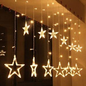 Desidiya 12 Stars 138 Led Curtain String Lights Pack of 1 - LXINDIA.COM