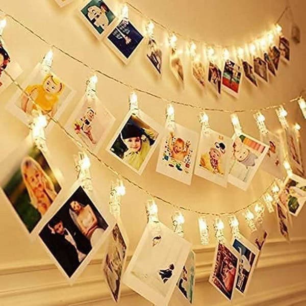 Desidiya Plastic 16 Photo Clip Led String Lights 3 Meters 1 - LXINDIA.COM