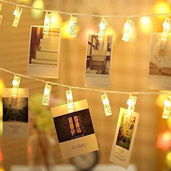 Desidiya Plastic 16 Photo Clip Led String Lights 3 Meters 3 - LXINDIA.COM