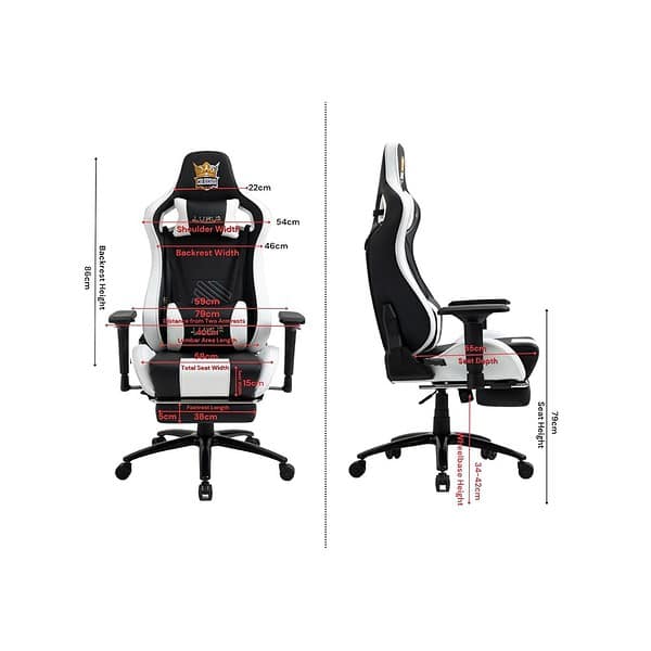 Dr Luxur Colossus Ergonomic Gaming Office Chair Colossus Black 1 - LXINDIA.COM