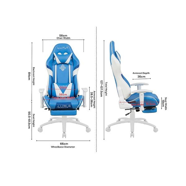 Dr Luxur Leeroy Ergonomic Gaming Chair 2 - LXINDIA.COM