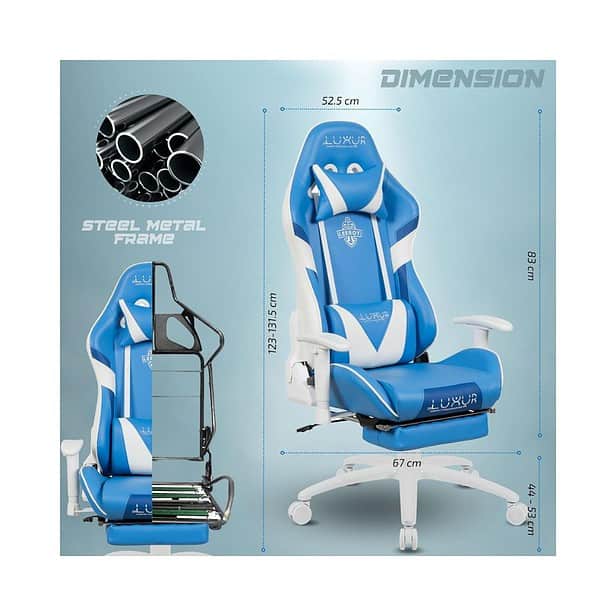 Dr Luxur Leeroy Ergonomic Gaming Chair 4 - LXINDIA.COM