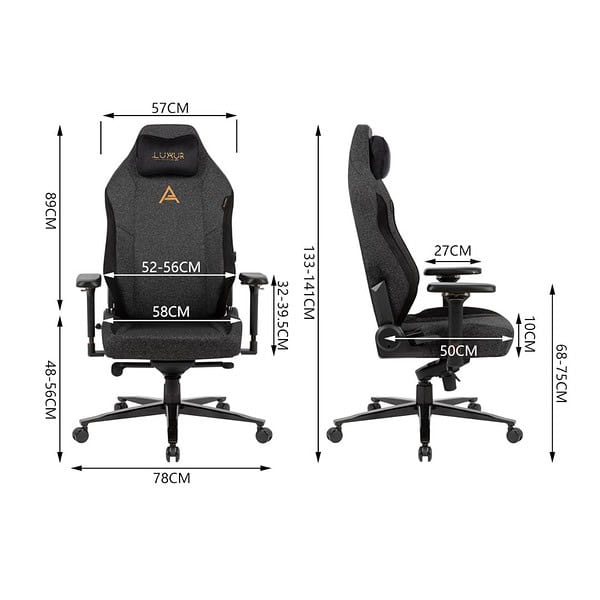 Dr Luxur Mammoth Pro XL Ergonomic Gaming Chair 1 - LXINDIA.COM