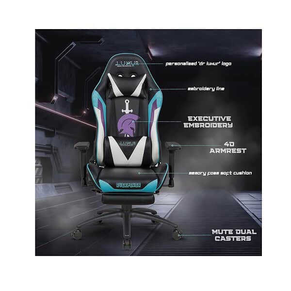 Dr Luxur Polyurethane Overpower Gaming Chair 3 - LXINDIA.COM