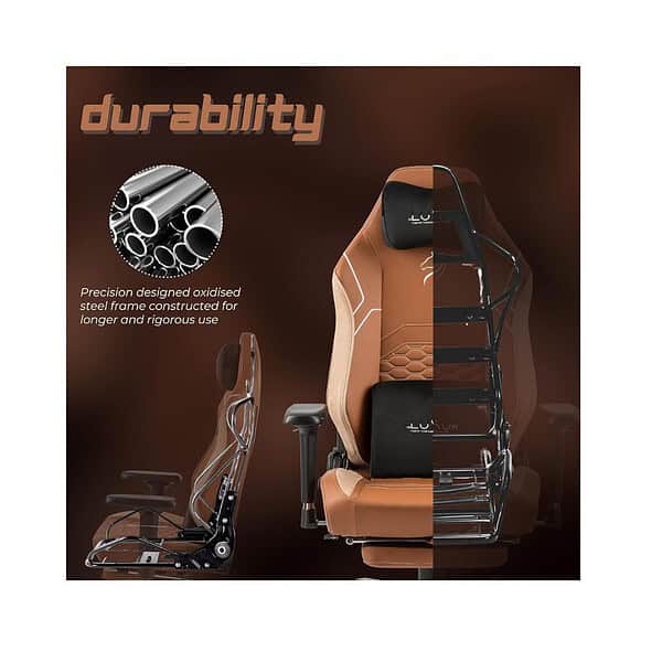 Dr Luxur Stallion Ergonomic Gaming Chair Stallion Leatherette 4 - LXINDIA.COM