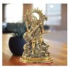 DreamKraft Metal Saraswati Showpiece for Enhance Gold Set of 1 1 1 - LXINDIA.COM